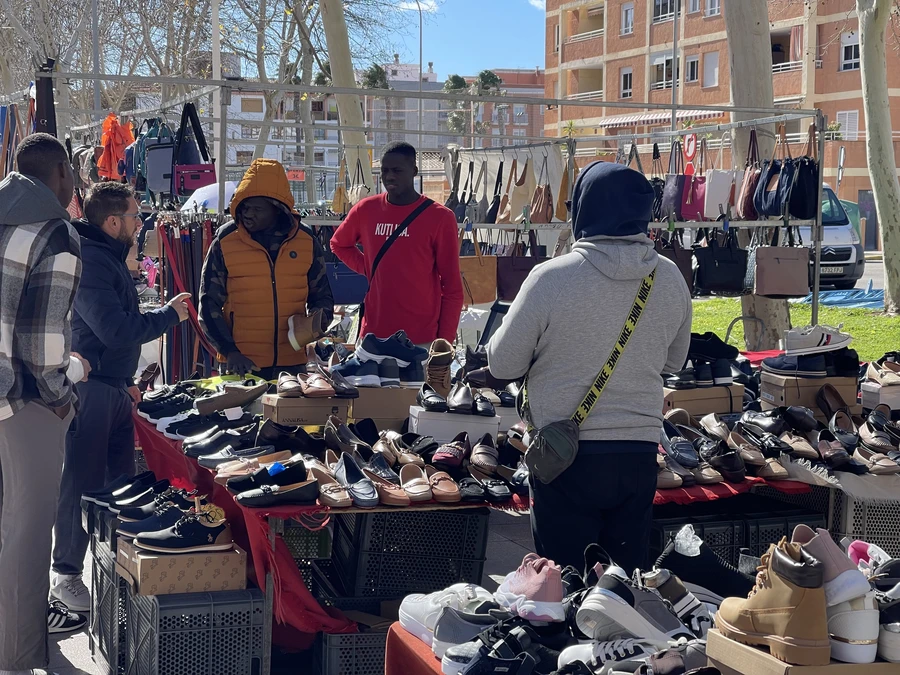 Zapatos del mercadillo