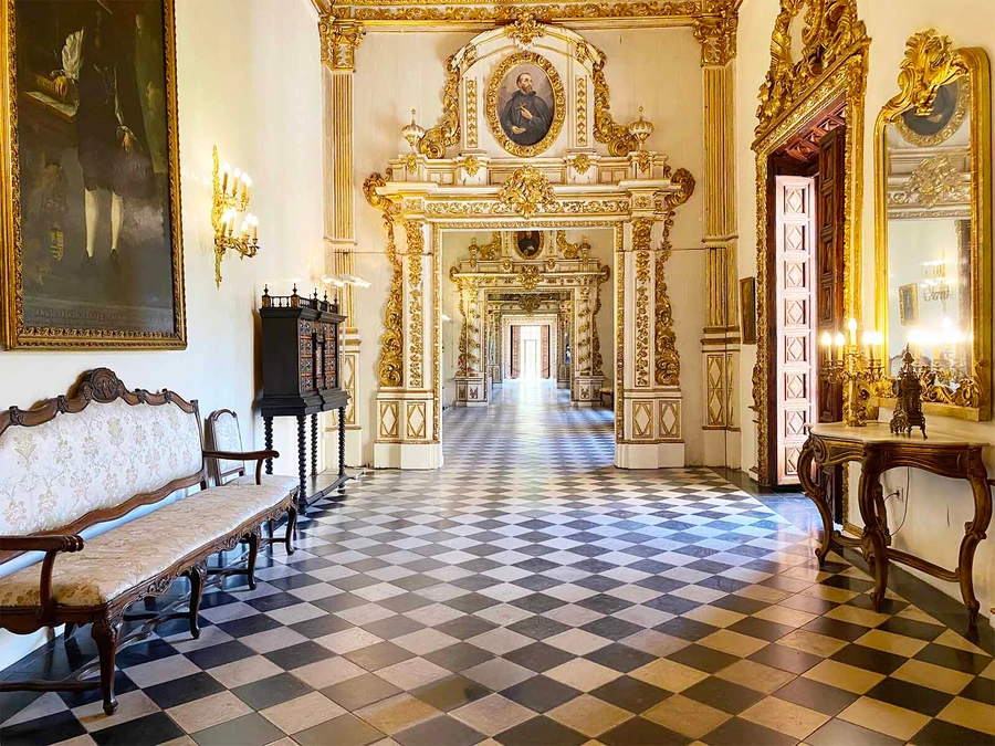 La Galería Dorada del Palacio Ducal de los Borgia de Gandía