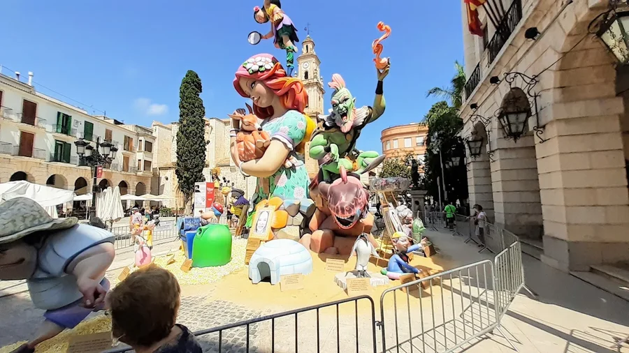 fallas ayuntamiento de gandia